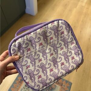Roller Rabbit Purple Monkey Print lunchbox